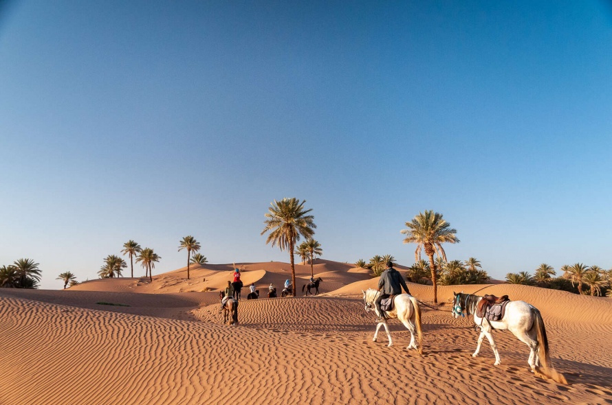 La chevauchée du désert au Maroc