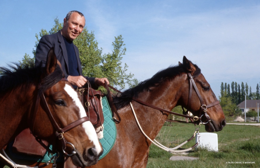 Jean-Louis Gouraud à cheval @Blog Cheval d'Aventure