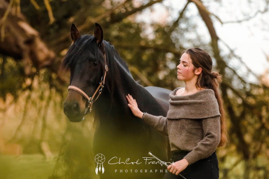 Timide au départ, Solène a pris confiance en elle grâce aux chevaux © Chloé François