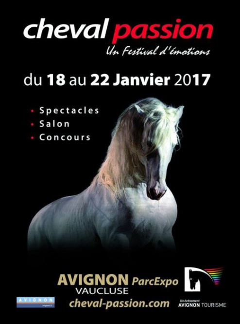 Affiche Cheval Passion à Avignon @Blog Cheval Passion