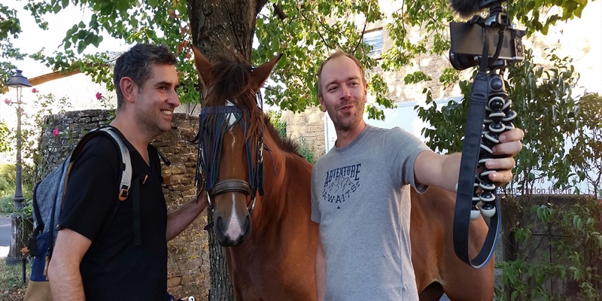 À cheval avec des blogueurs de voyage