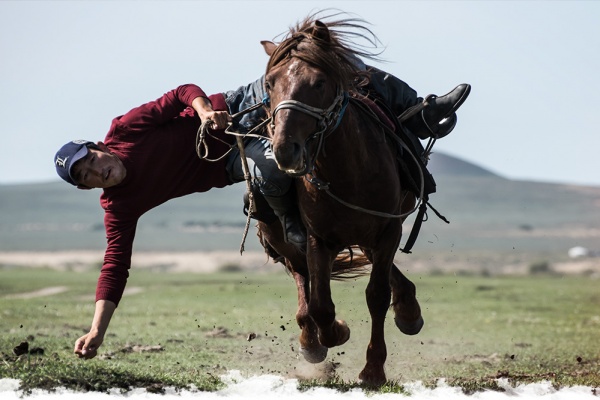 Participez à des jeux équestres en Mongolie