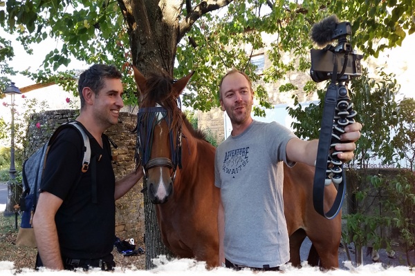 À cheval avec des blogueurs de voyage