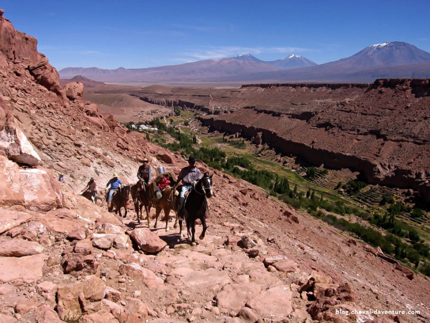 Le désert d'Atacama, où Anne avait emmené Christophe @Blog Cheval d'Aventure