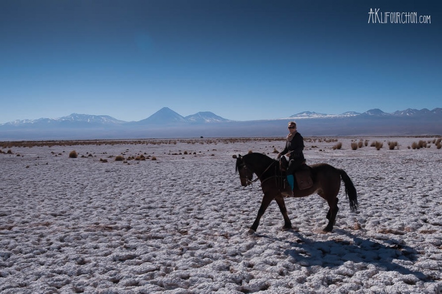Salar d'Atacama : le sel fait le même bruit que la neige sous les sabots ! @AK.lifourchon