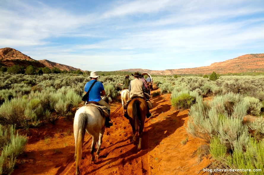 A cheval dans l'ouest américain @Blog Cheval d'Aventure