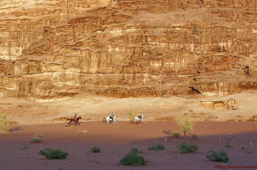 Les couleurs exceptionnelles du Wadi Rum  ne lassent pas les voyageurs @Blog Cheval d'Aventure