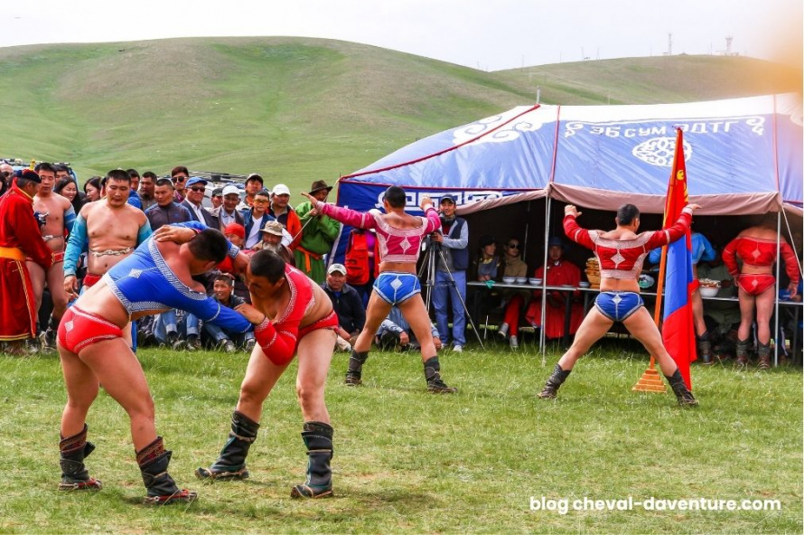 Lutte traditionnelle mongole