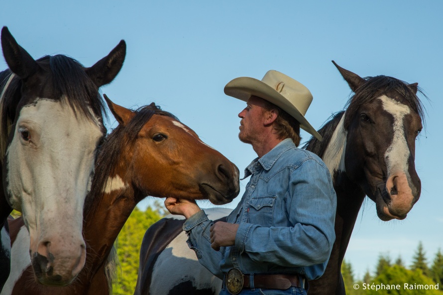 Bertrand et ses chevaux @Blog Cheval d'Aventure
