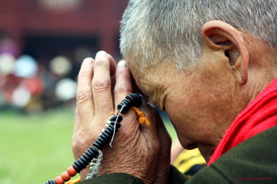 Une prière d'un tibétain @Blog Cheval d'Aventure