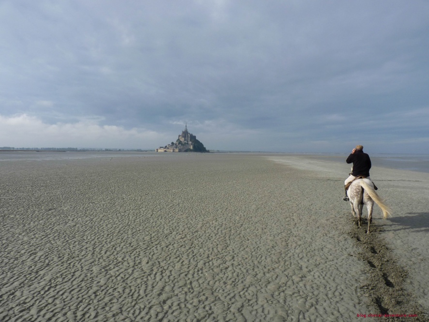Vers le Mont Saint Michel @Blog Cheval d'Aventure